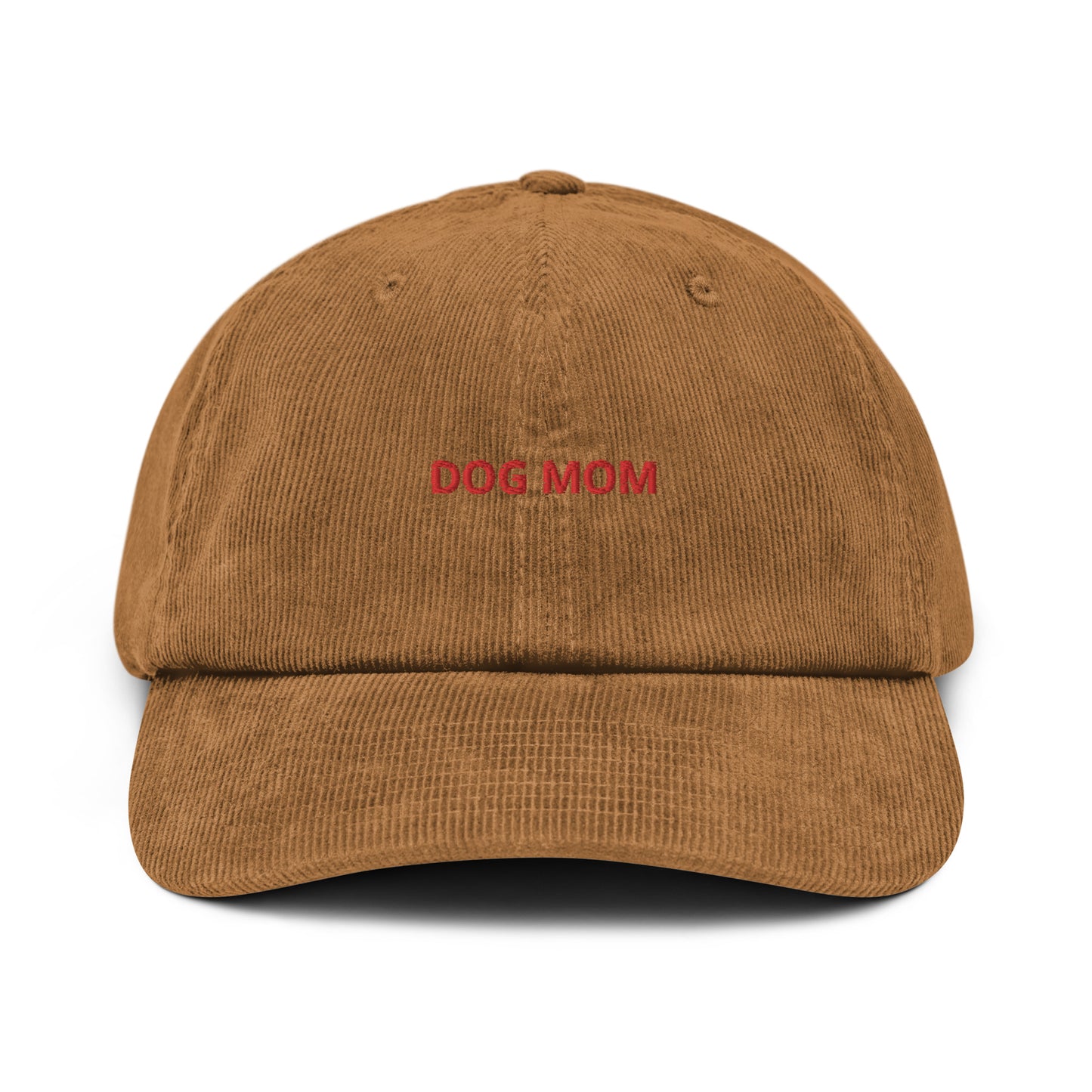Dog Mom Cap aus Cord