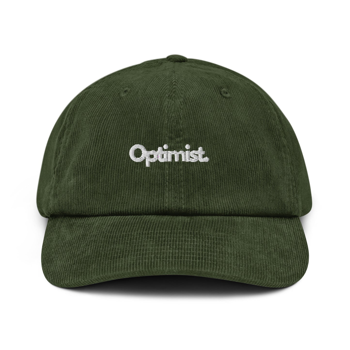 Cord Cap mit Optimist Stickerei
