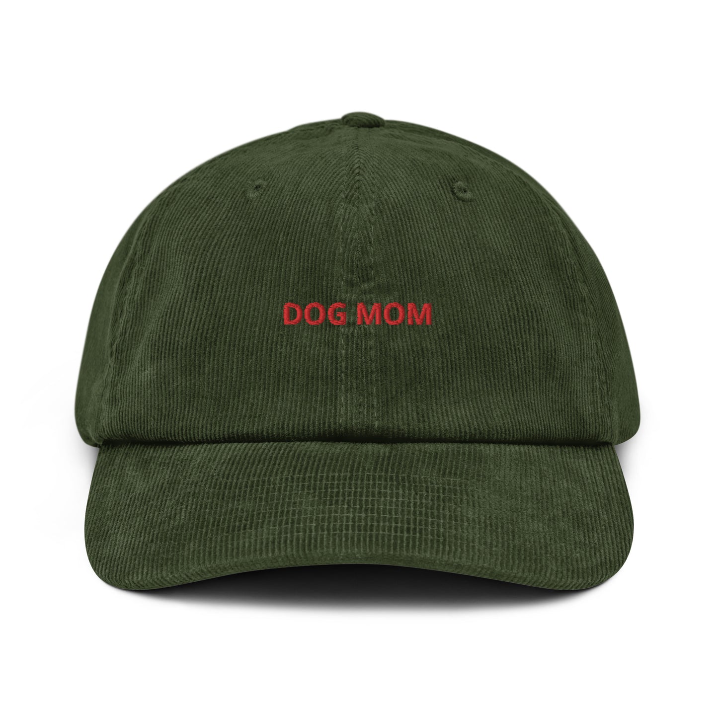 Dog Mom Cap aus Cord
