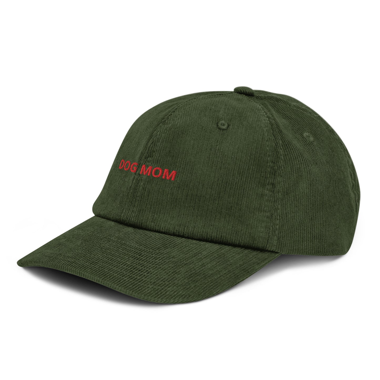 Dog Mom Cap aus Cord