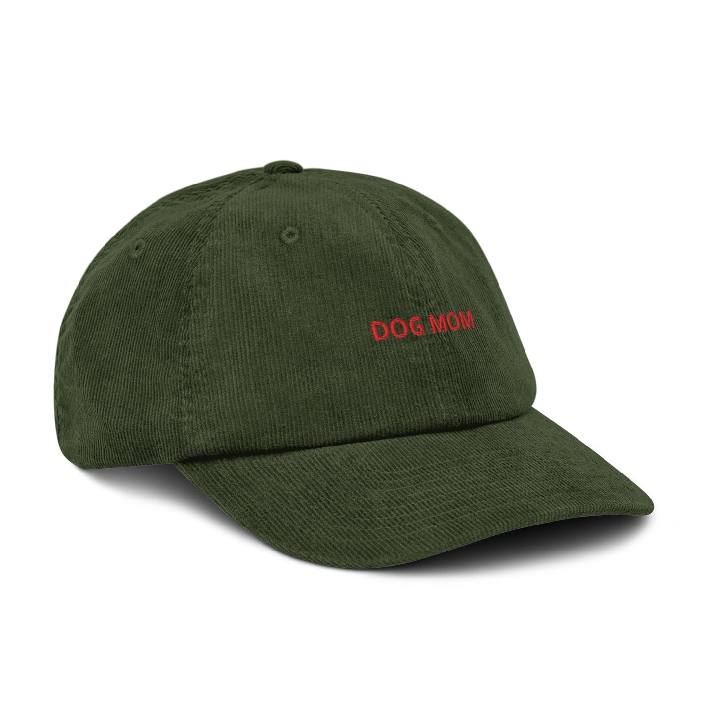Dog Mom Cap aus Cord