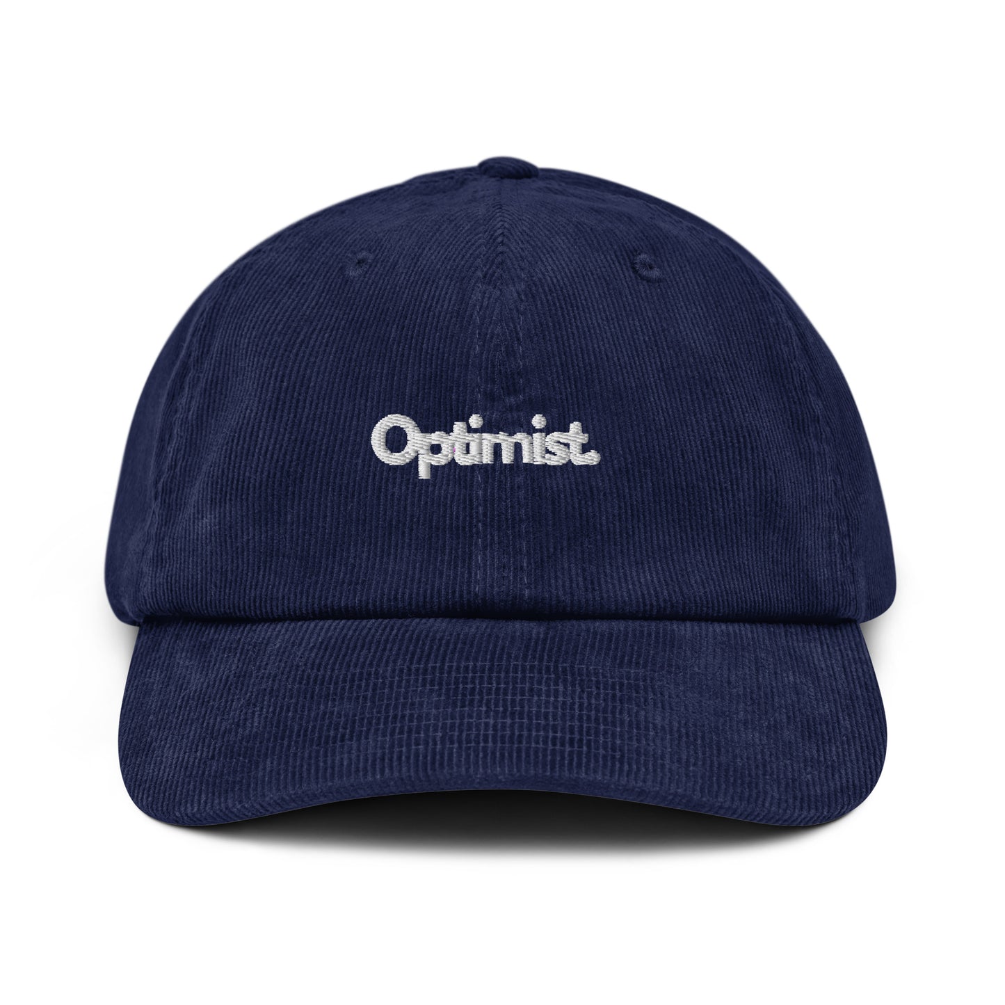 Cord Cap mit Optimist Stickerei