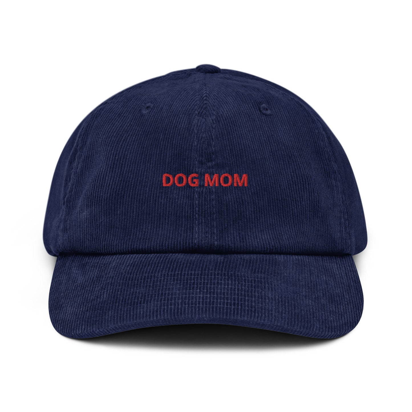 Dog Mom Cap aus Cord