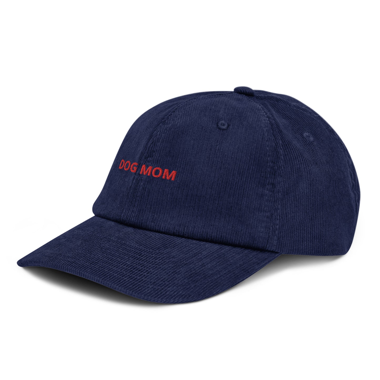 Dog Mom Cap aus Cord