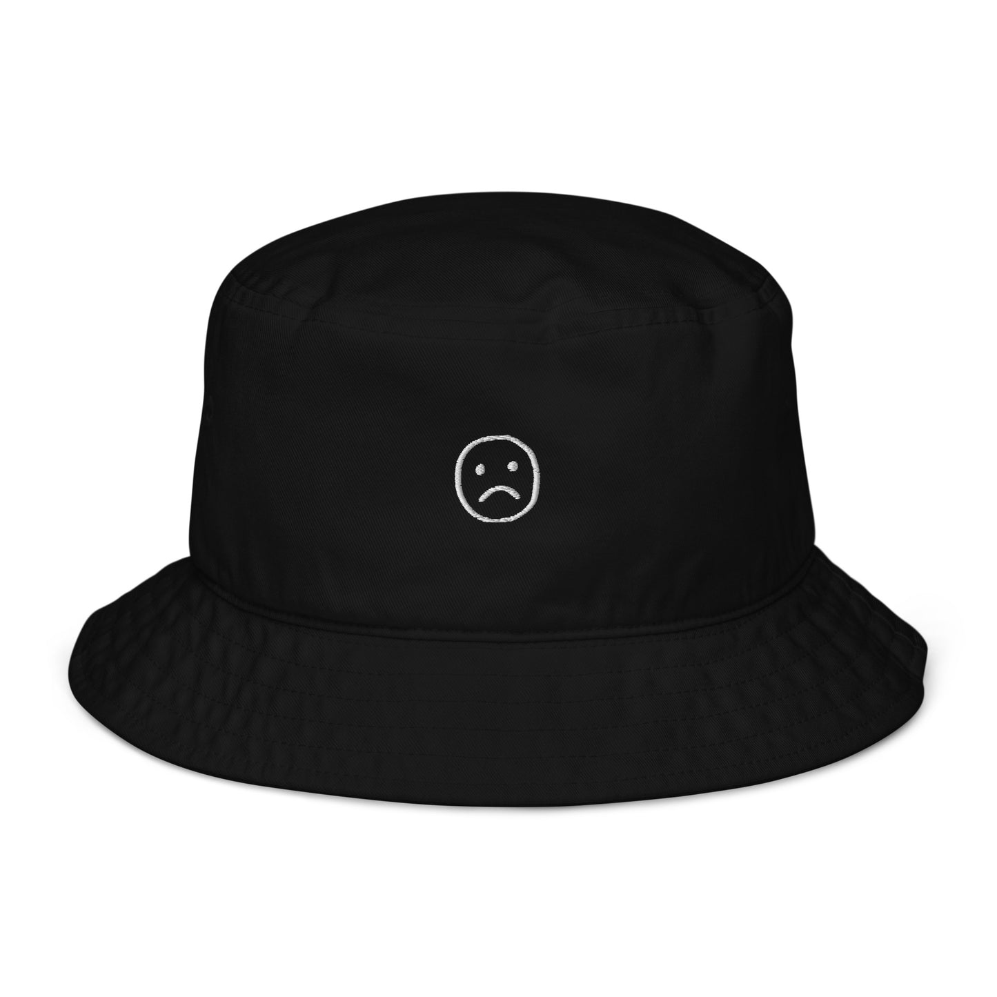 Sad Face Bio-Baumwoll-Twill