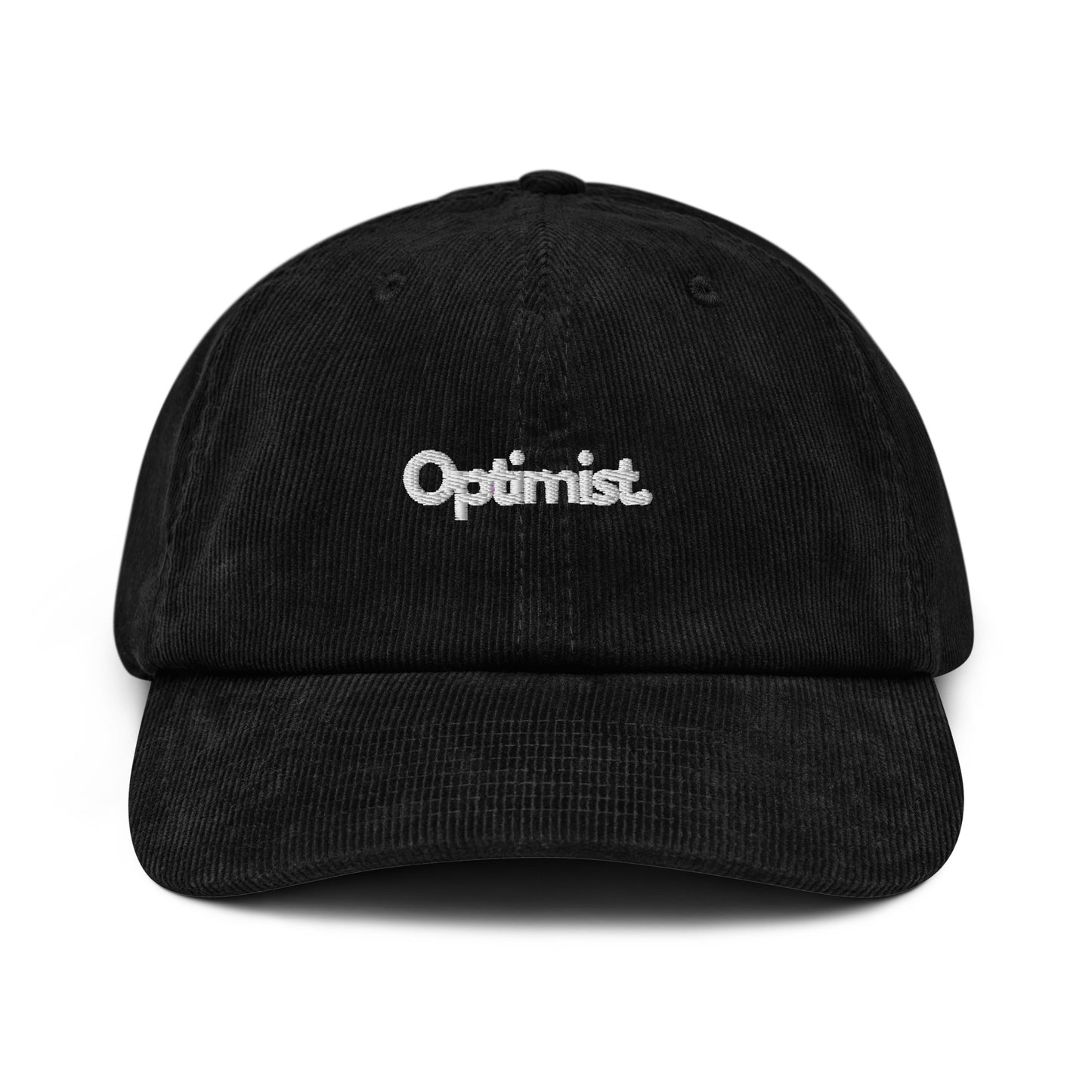 Cord Cap mit Optimist Stickerei