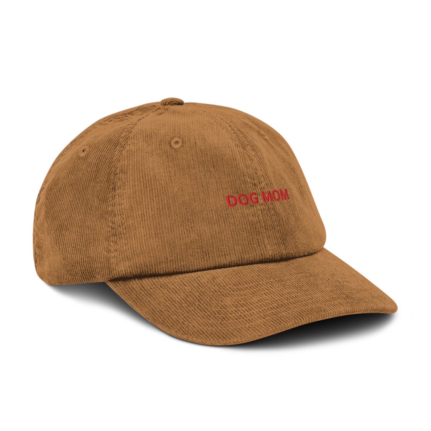Dog Mom Cap aus Cord