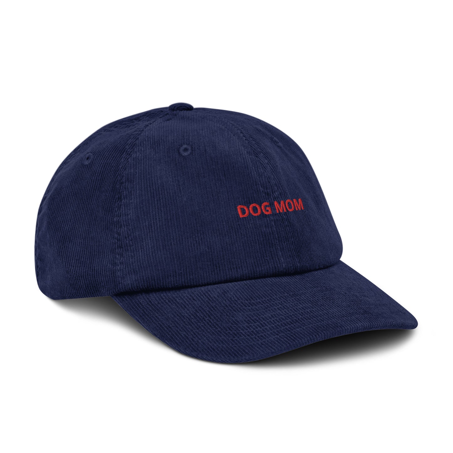 Dog Mom Cap aus Cord